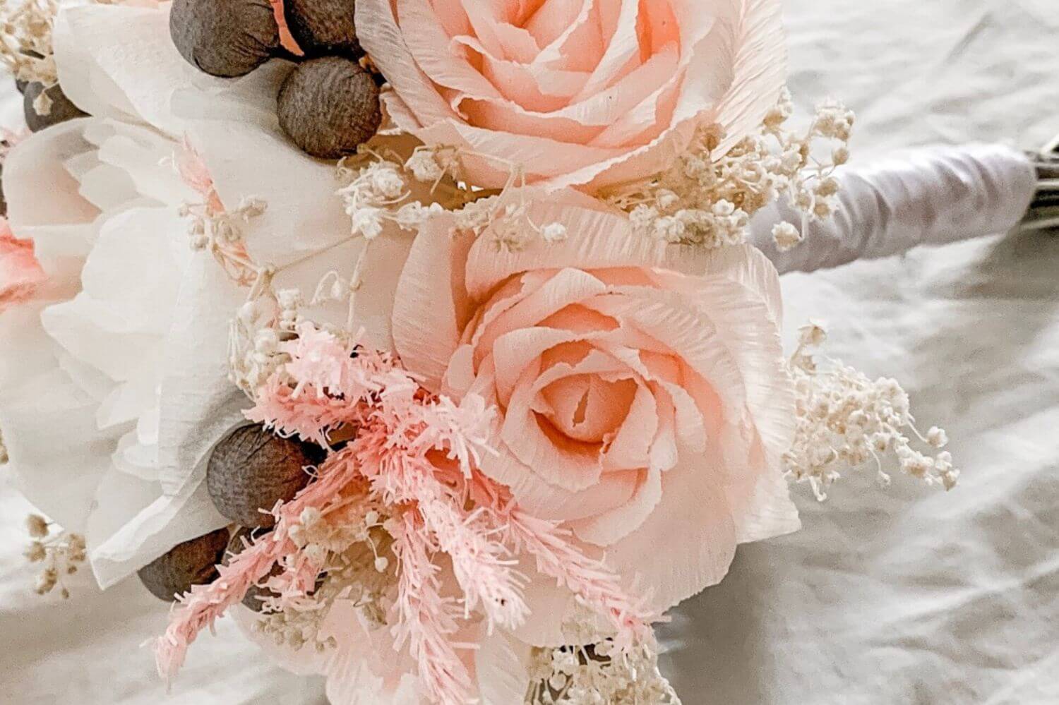 ramos de papel novia eva